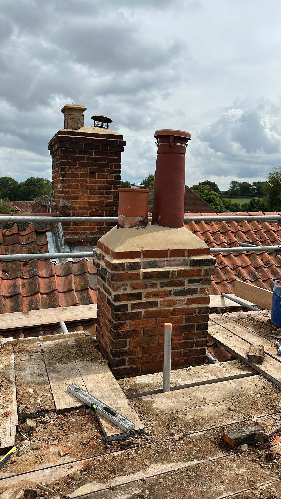Wood burner installation by TWH Services