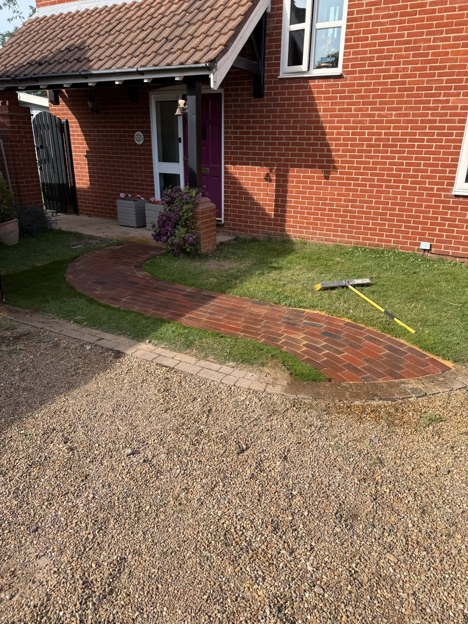 Garden landscaping and groundwork