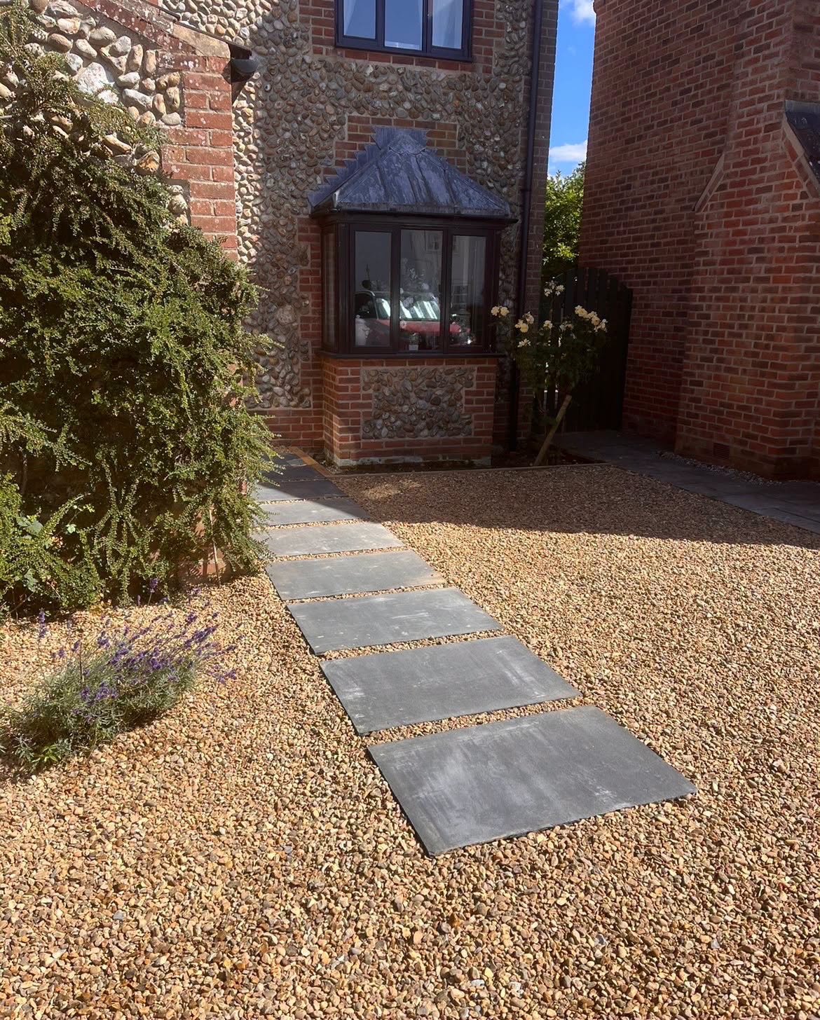 Professional landscaping work
